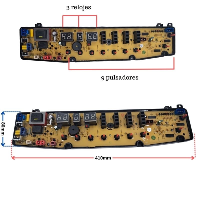 2 Tarjeta control panel lavadora Whirlpool china 3 relojes