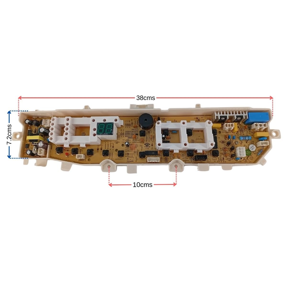 Tarjeta control panel larga lavadora samsung wobble