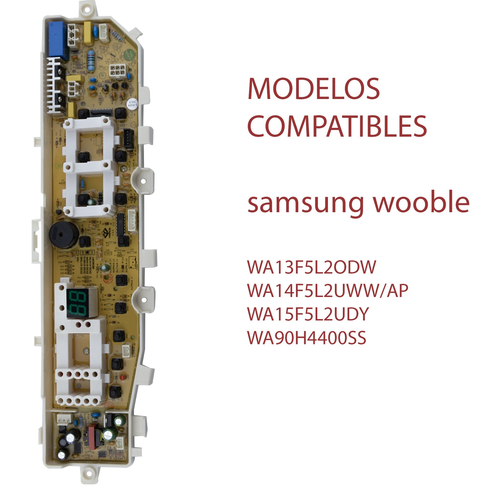 Tarjeta control panel larga lavadora samsung wobble