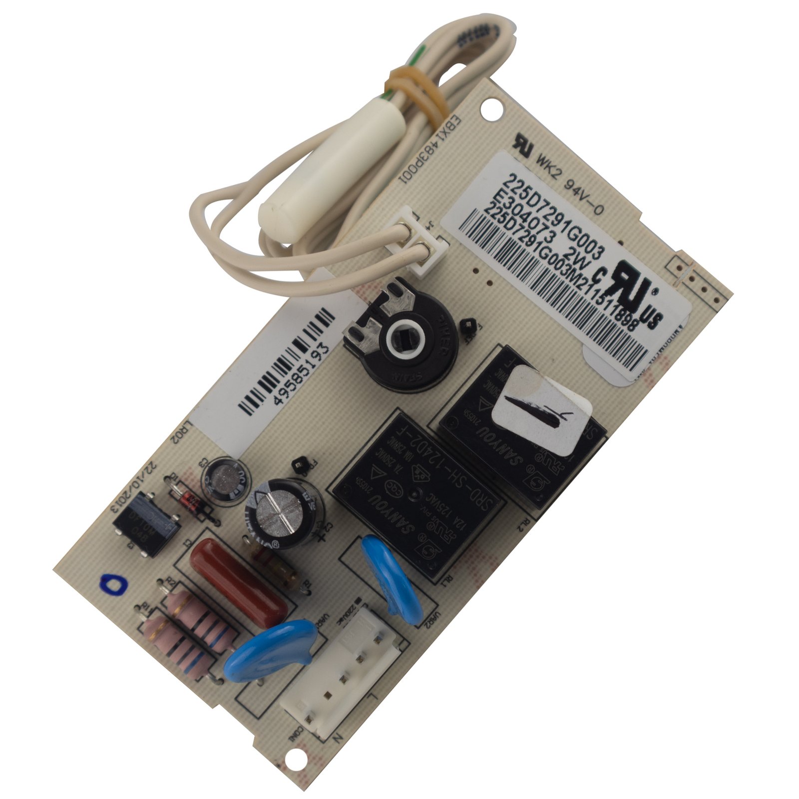 Tarjeta control panel nevera mabe centrales 225D7291G003 Original