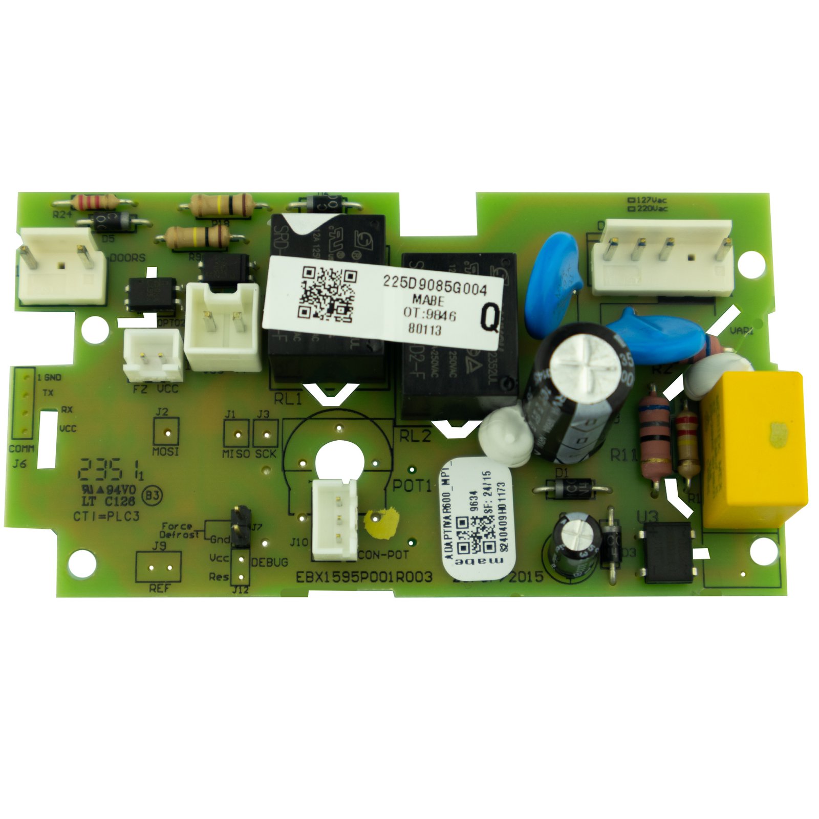 Tarjeta de nevera Mabe andromeda 225D9085G004 / G006 original