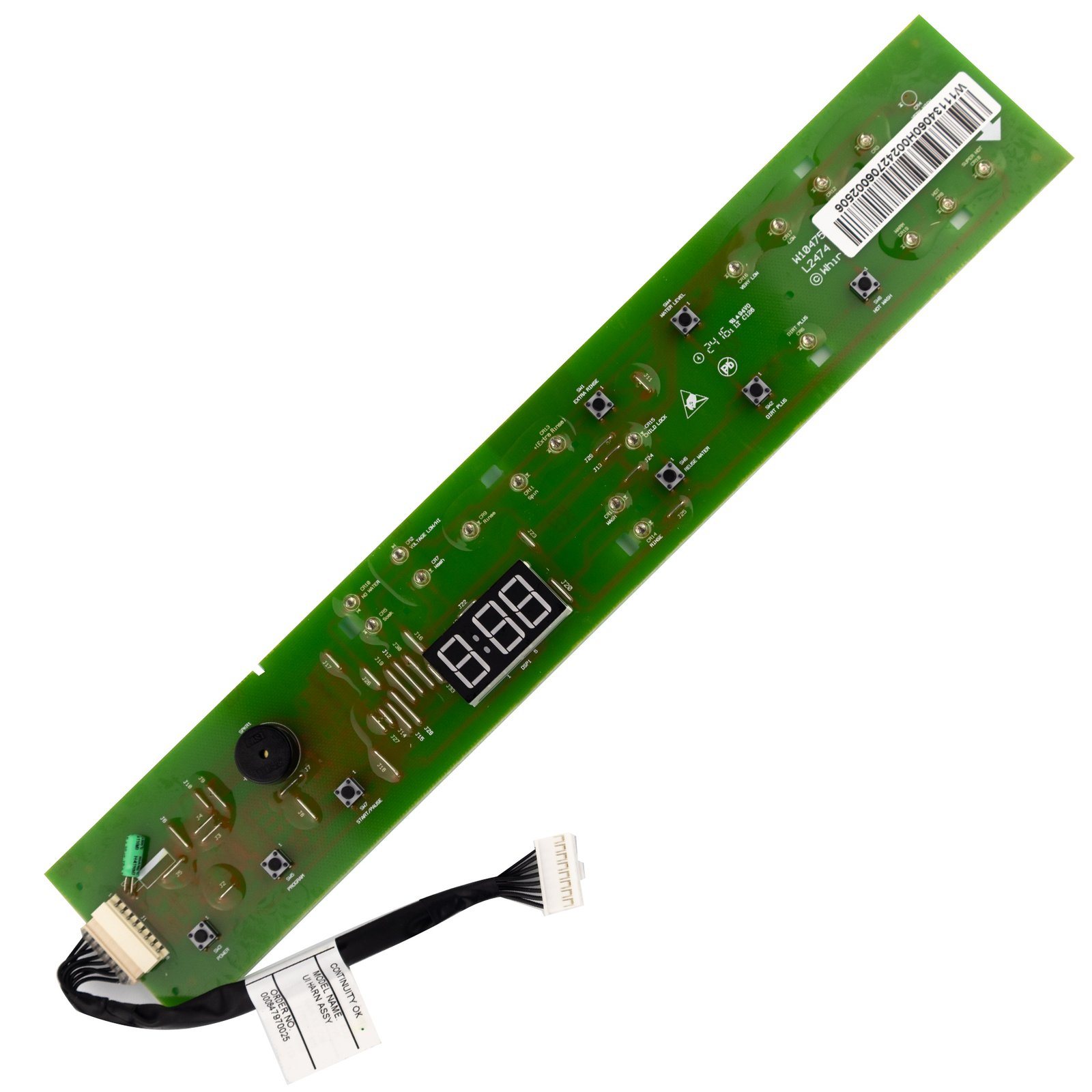 Tarjeta y arnes lavadora Haceb y Whirlpool de 13/14/16Kg original