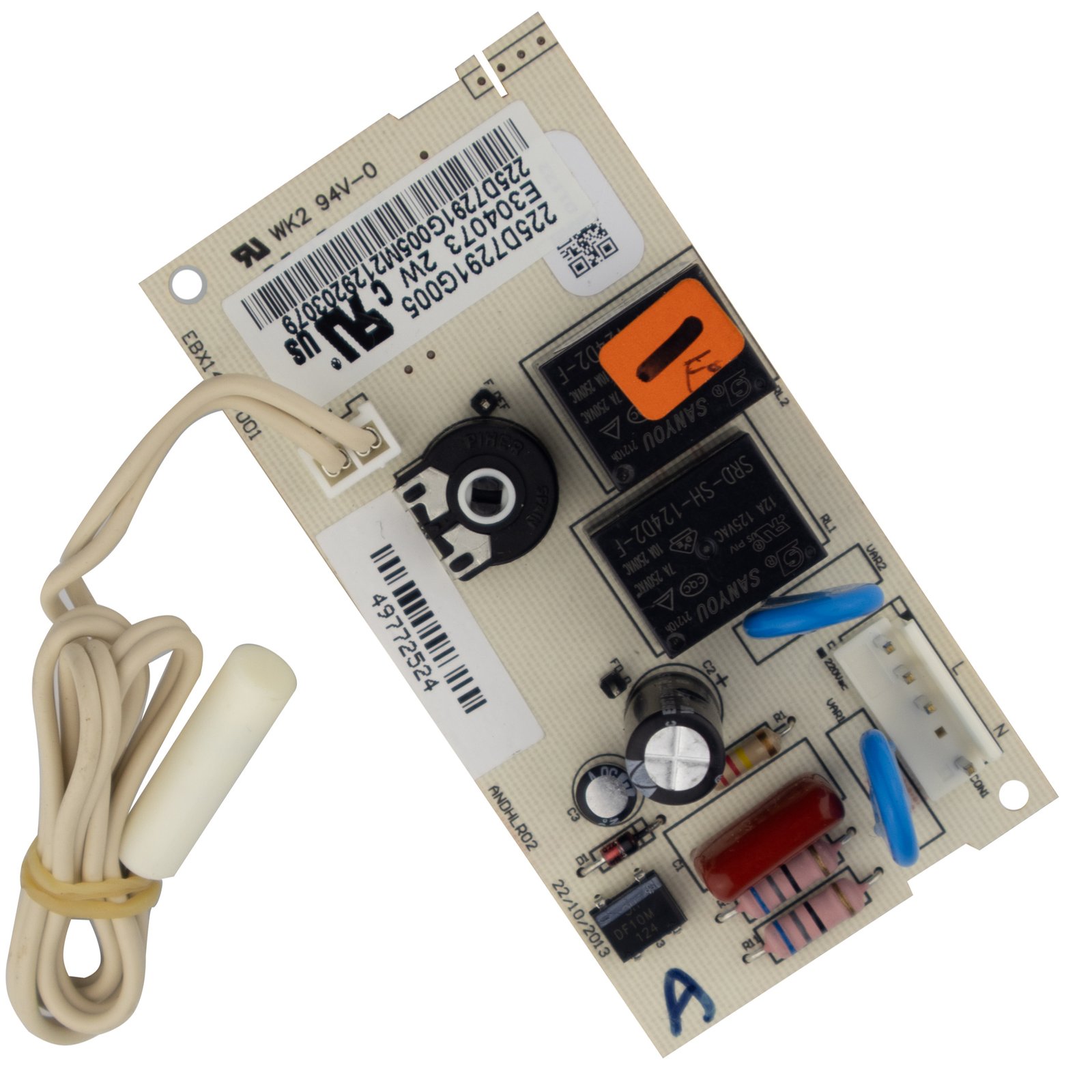 Tarjeta control panel nevera mabe centrales 225D7291G005 Original