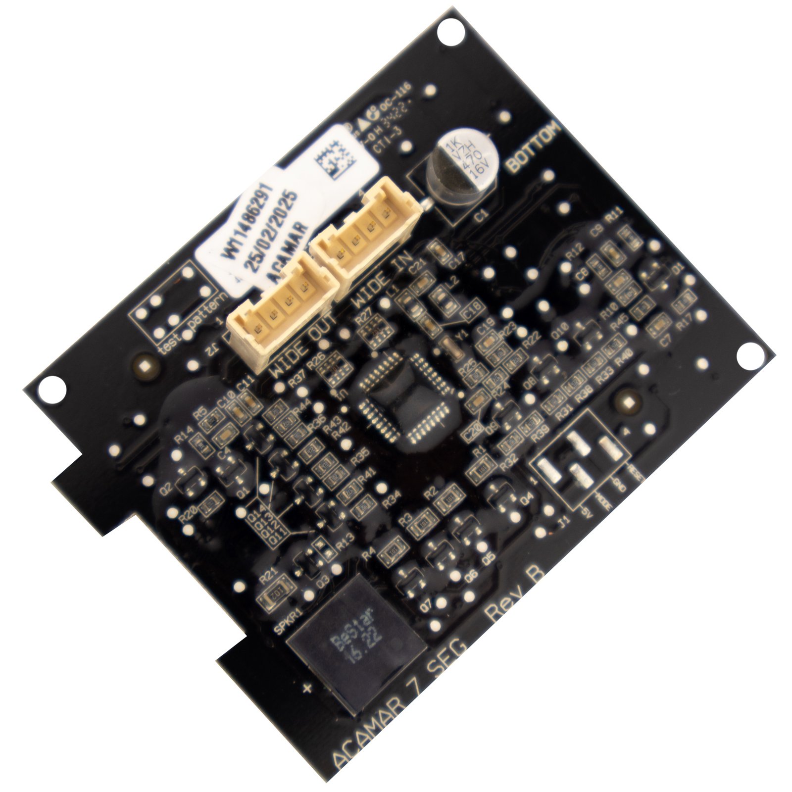 quinta Tarjeta de control central lavadora Haceb Atlas panel trasero de 18Kg original