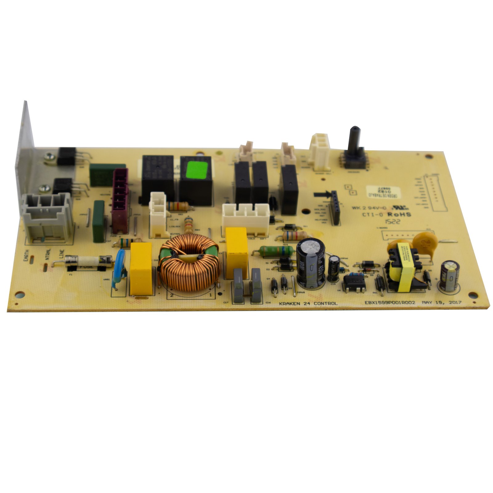 Tarjeta de potencia lavadora Mabe Kraken de botones original