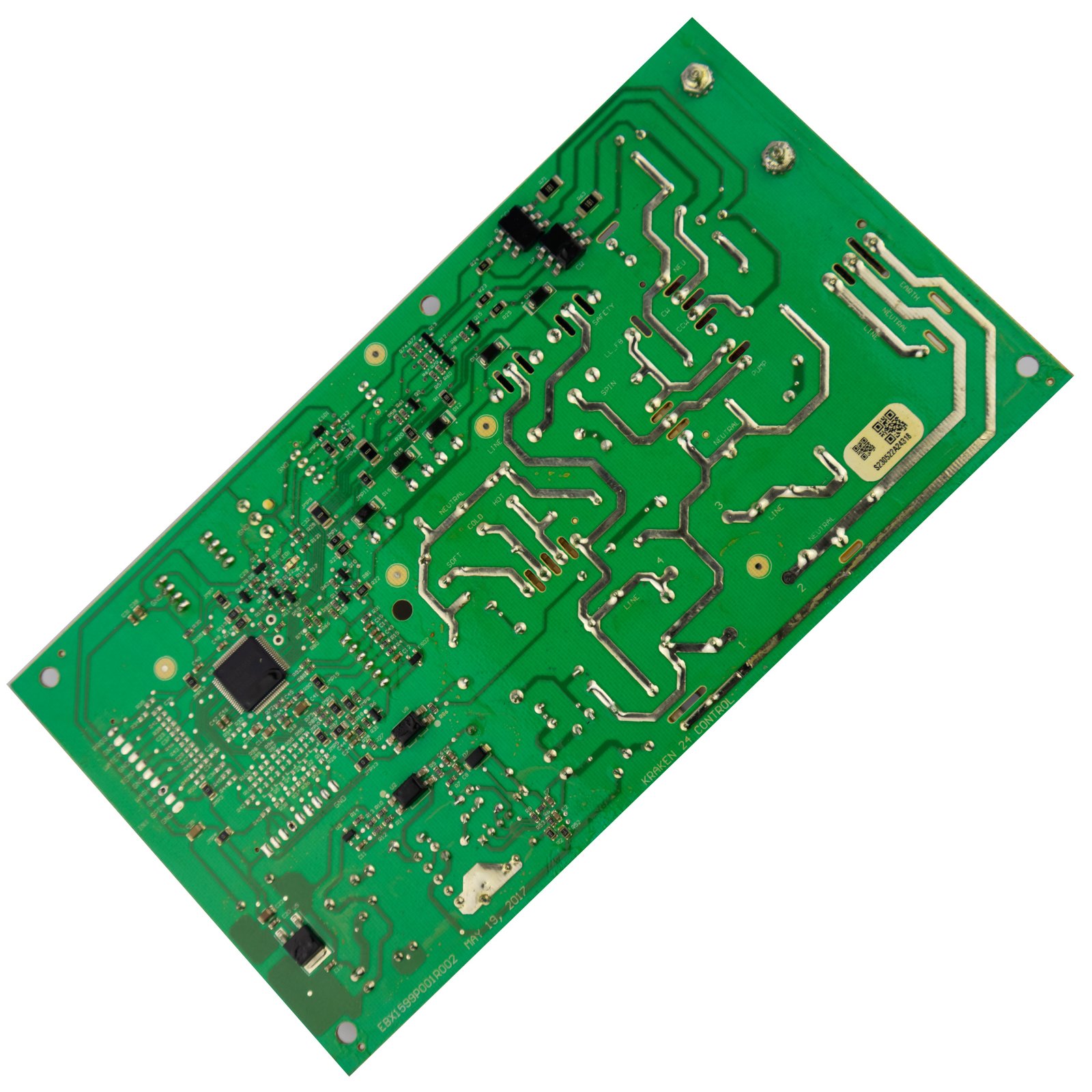 Tarjeta de potencia lavadora Mabe Kraken de botones original