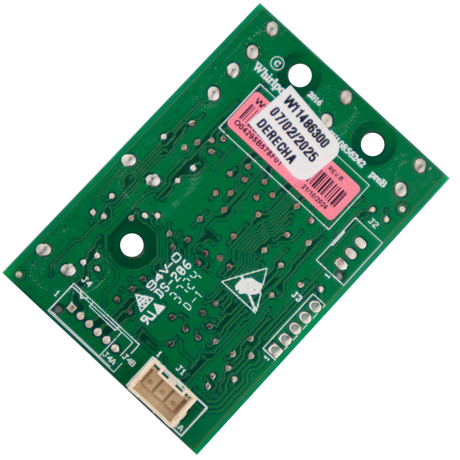 Tarjeta de control lavadora Haceb Atlas de 18Kg, lateral derecho original