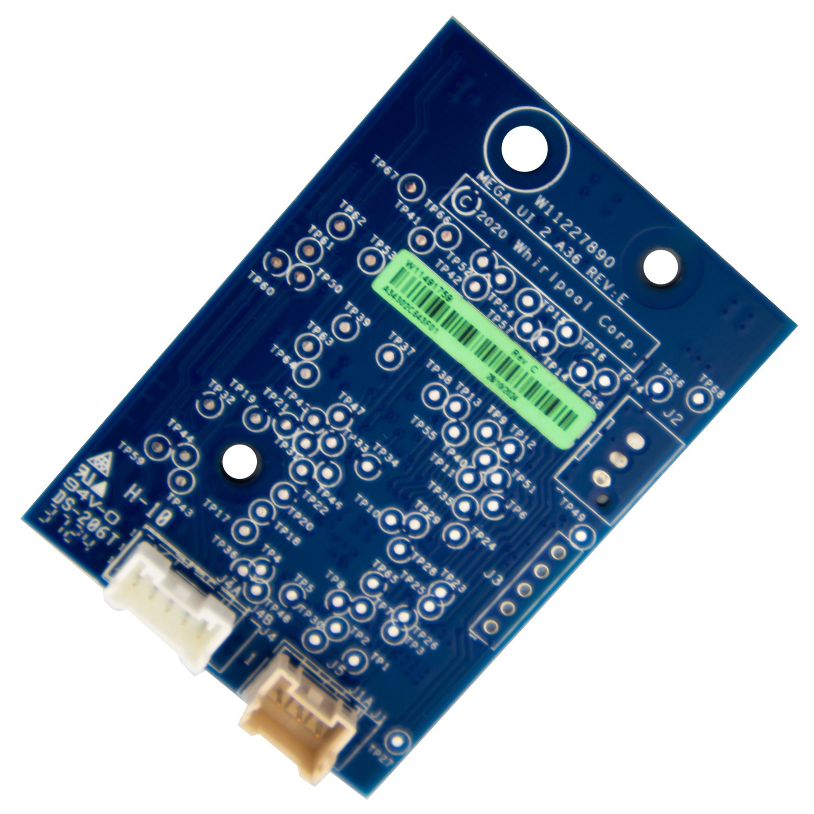 Tarjeta de control derecha para lavadora Haceb  Zoü / Ivy de 19 kg original