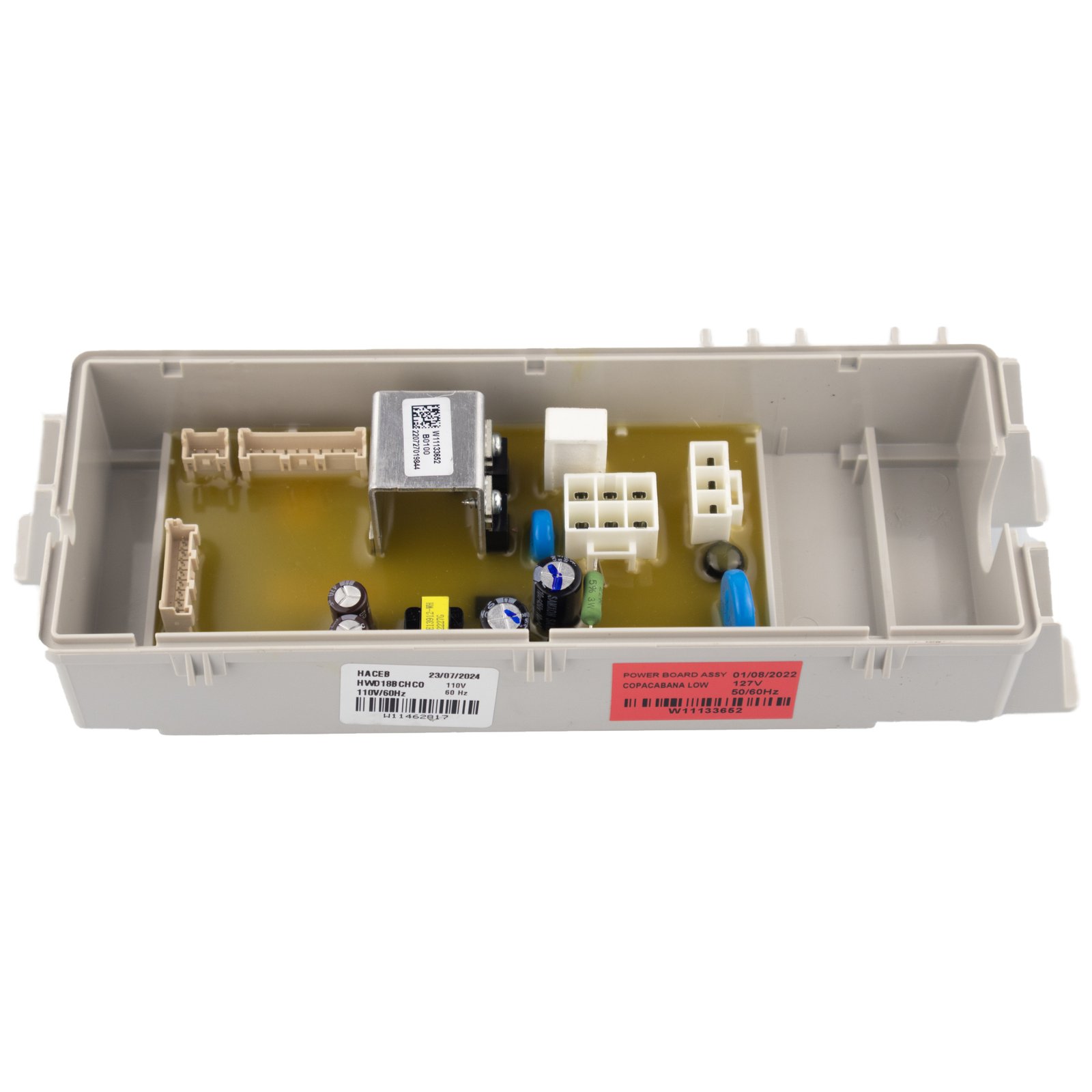 Tarjeta control panel de potencias lavadora Haceb Atlas de 18kg panel trasero digital OX-GR