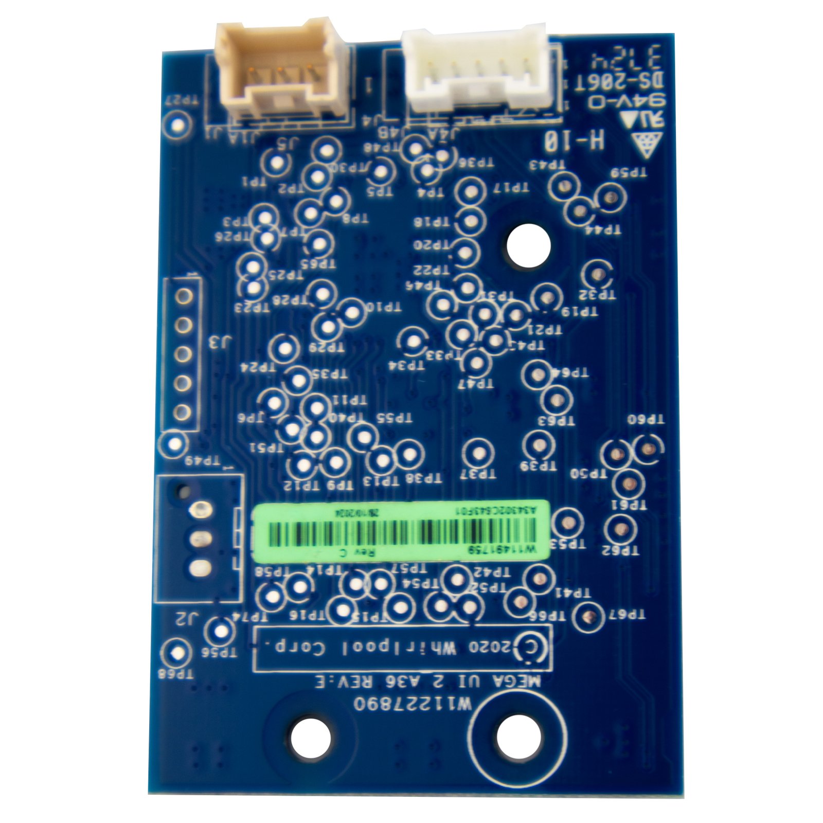 Tarjeta de control derecha para lavadora Haceb  Zoü / Ivy de 19 kg original