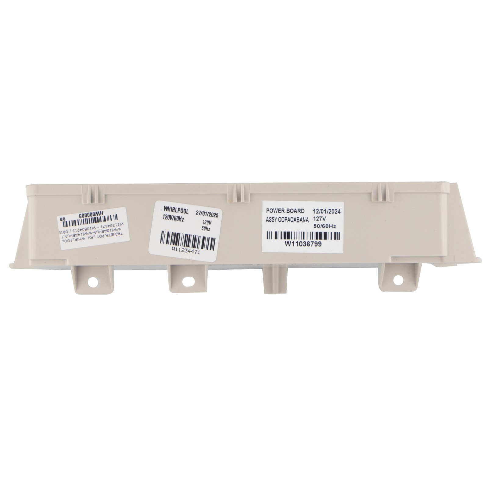 Tarjeta control panel de potencia lavadora Whirlpool WWI13ABHLA-WWI14ABHLA / W11234471-W10804213 Original
