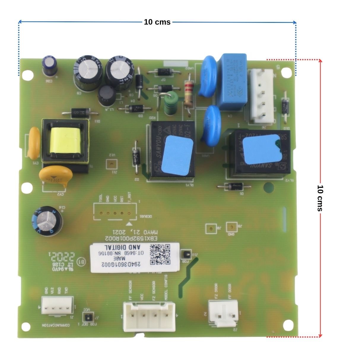 Tarjeta control panel nevera mabe G02-G024-G025-G005-G004-G003 Original