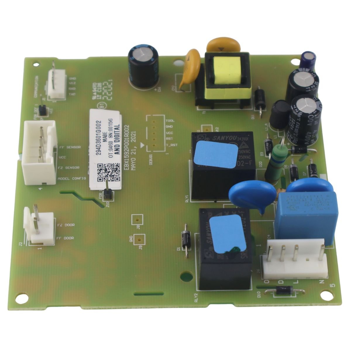 Tarjeta control panel nevera mabe G02-G024-G025-G005-G004-G003 Original