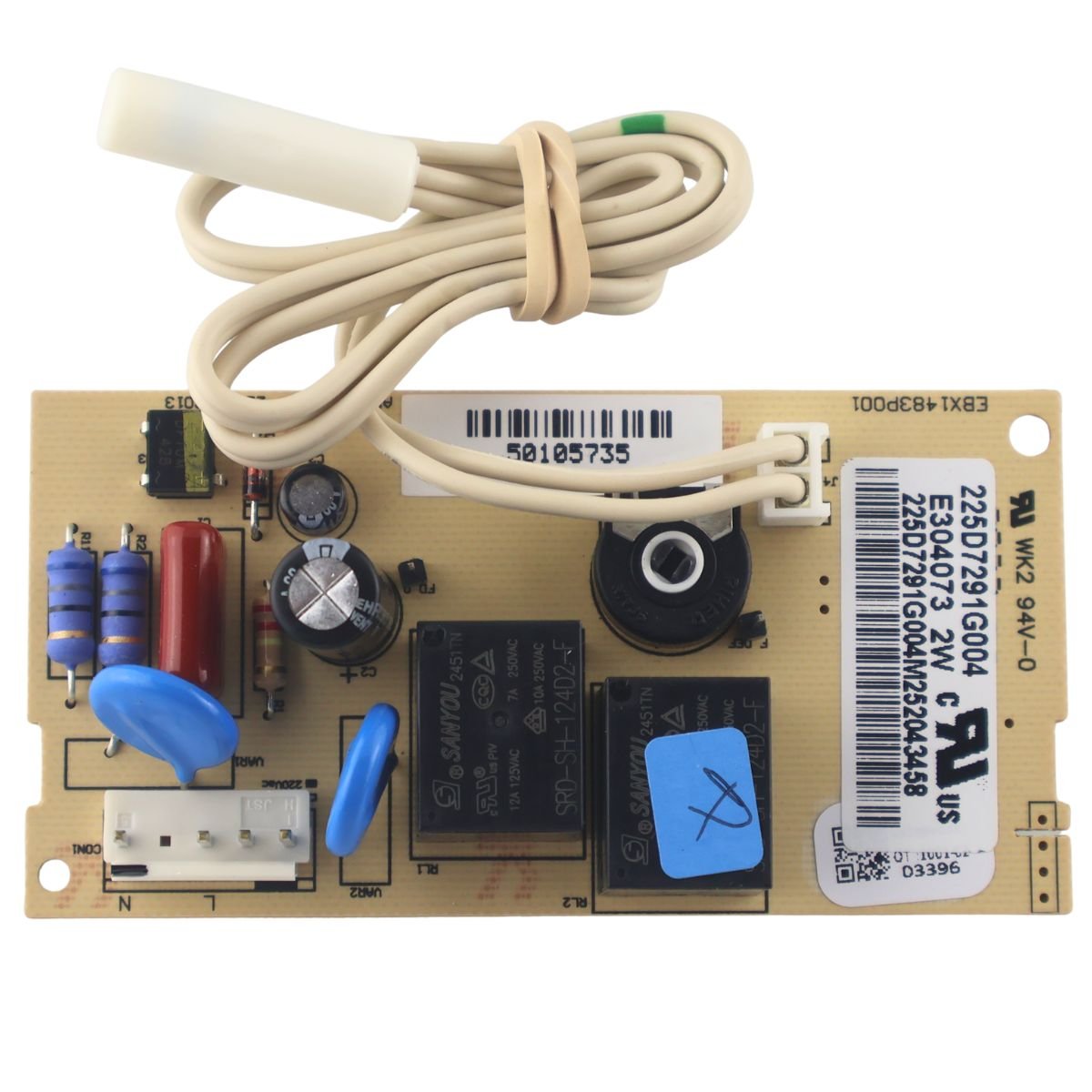 Tarjeta control panel nevera mabe centrales 225D7291G004 Original