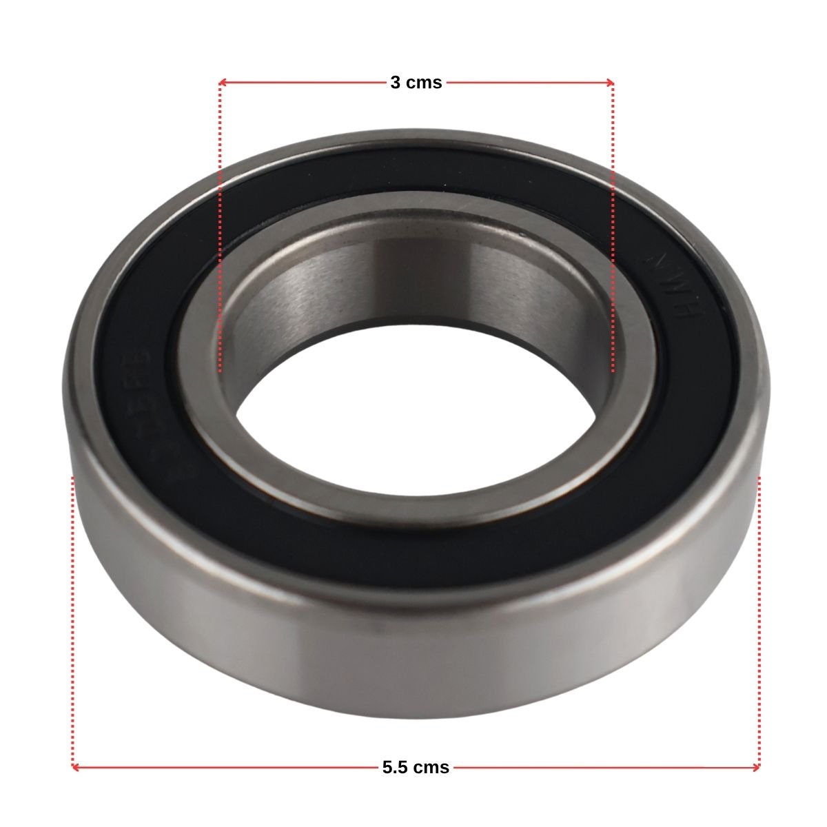 Balinera o rodamiendo 6006 Rs HMN para lavadora Mabe y Whirlpool Haceb